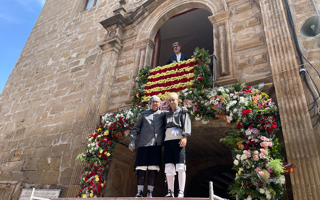Ofrenda flores Maella 2025./S.F.