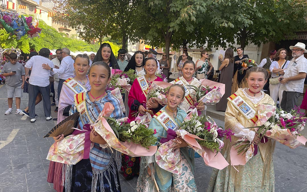 Ofrenda flores Maella 2025./S.F.