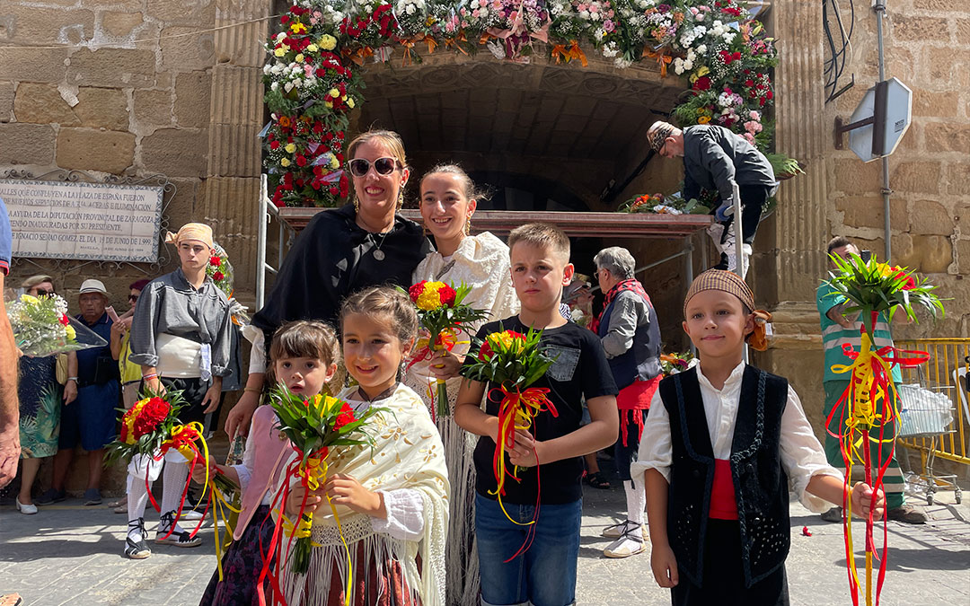 Ofrenda flores Maella 2025./S.F.