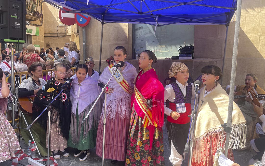 Ofrenda flores Maella 2025./S.F.