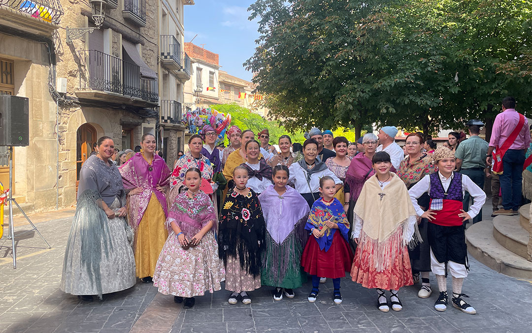 Ofrenda flores Maella 2025./S.F.