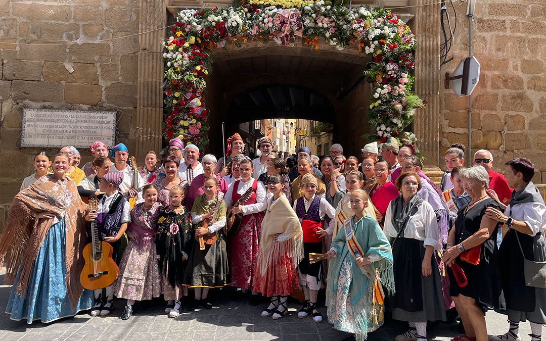Ofrenda flores Maella 2025./S.F.