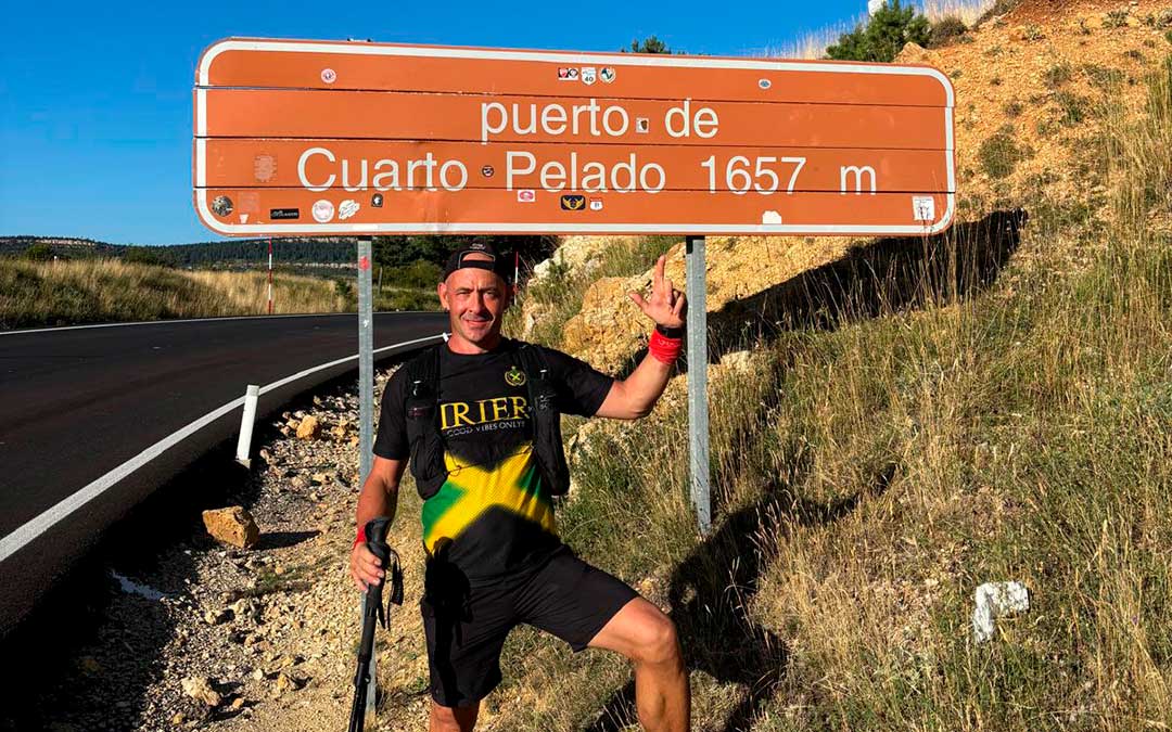 Pepe Prats en el puerto de Cuarto Pelado en Cantavieja / P.P.