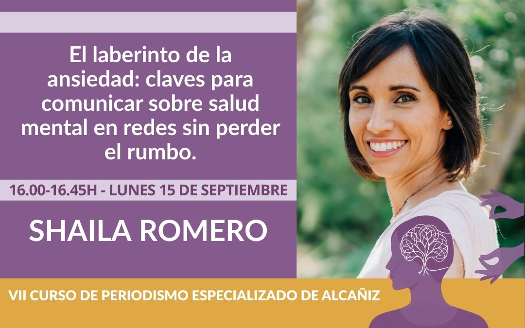 Shaila Romero será parte de la mesa redonda con el título 'Laberinto de la ansiedad: claves para comunicar sobre salud mental en redes sin perder el rumbo'. / L.C.