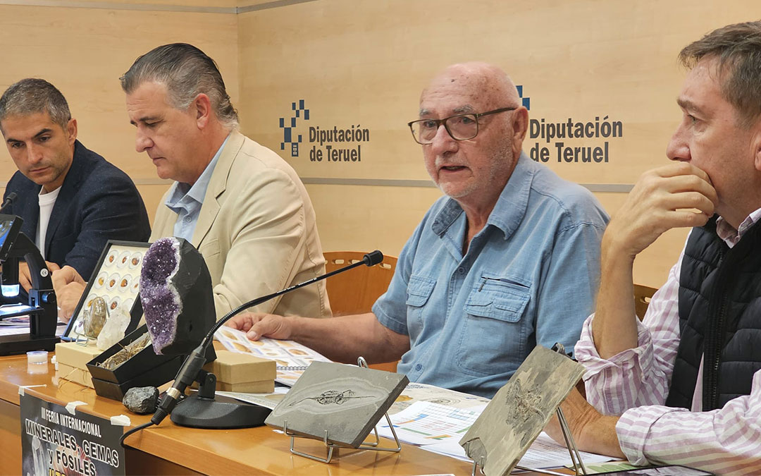 Presentación de la feria de minerales de Utrillas. / DPT