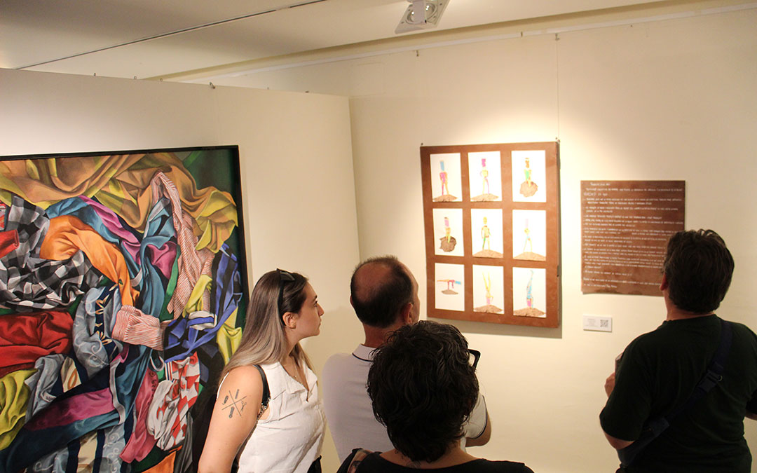 Inauguración de la muestra del I Certamen de Arte Contemporáneo José Lamiel en Calanda. / B. Severino