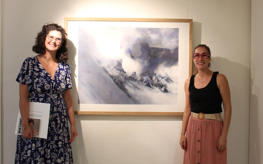 Inauguración de la muestra del I Certamen de Arte Contemporáneo José Lamiel en Calanda. / B. Severino