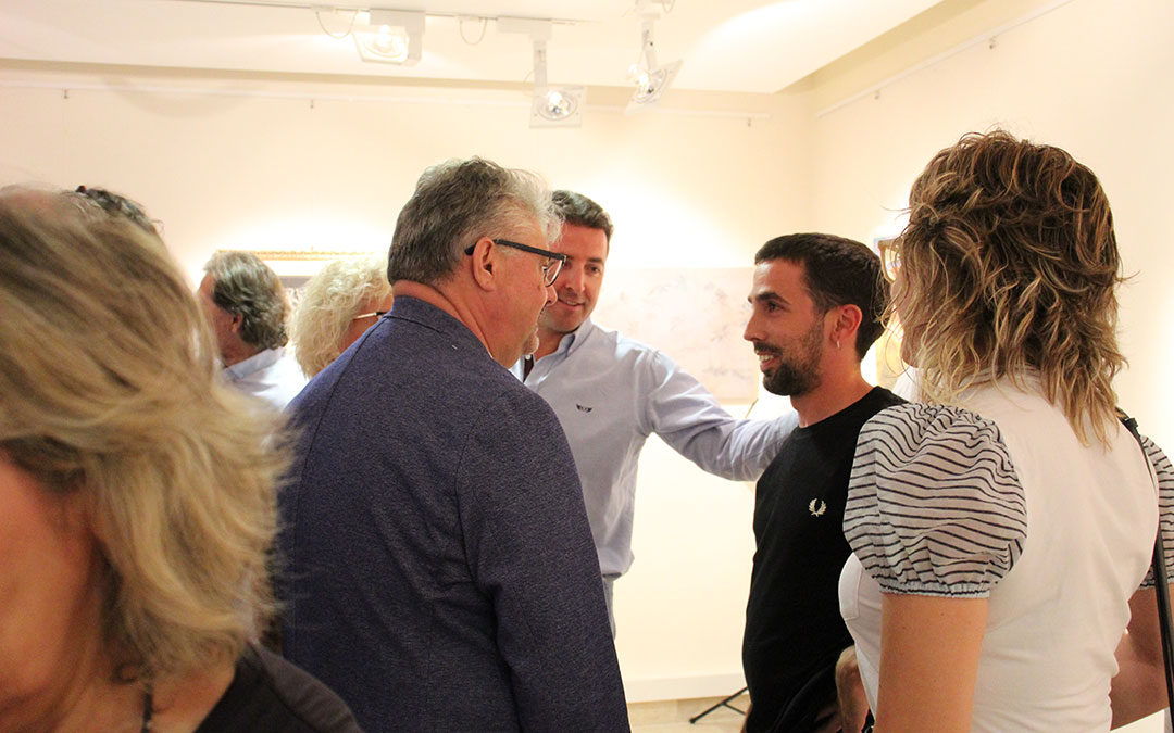 Inauguración de la muestra del I Certamen de Arte Contemporáneo José Lamiel en Calanda. / B. Severino