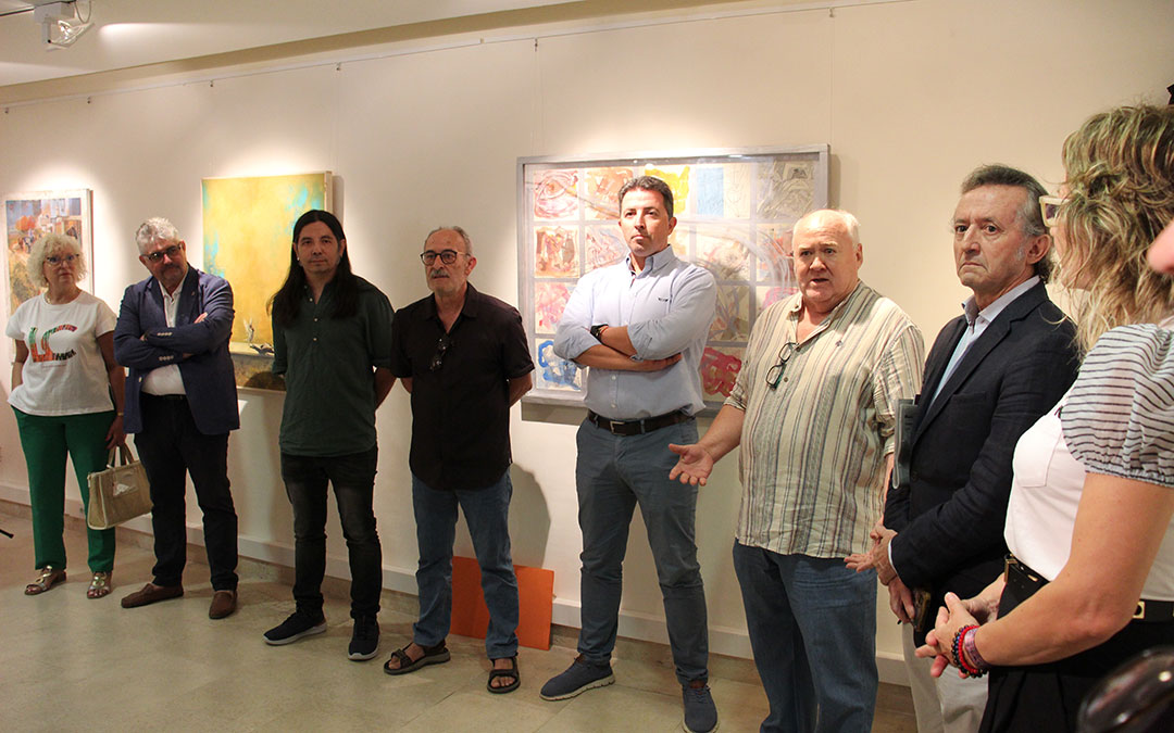 Inauguración de la muestra del I Certamen de Arte Contemporáneo José Lamiel en Calanda. / B. Severino