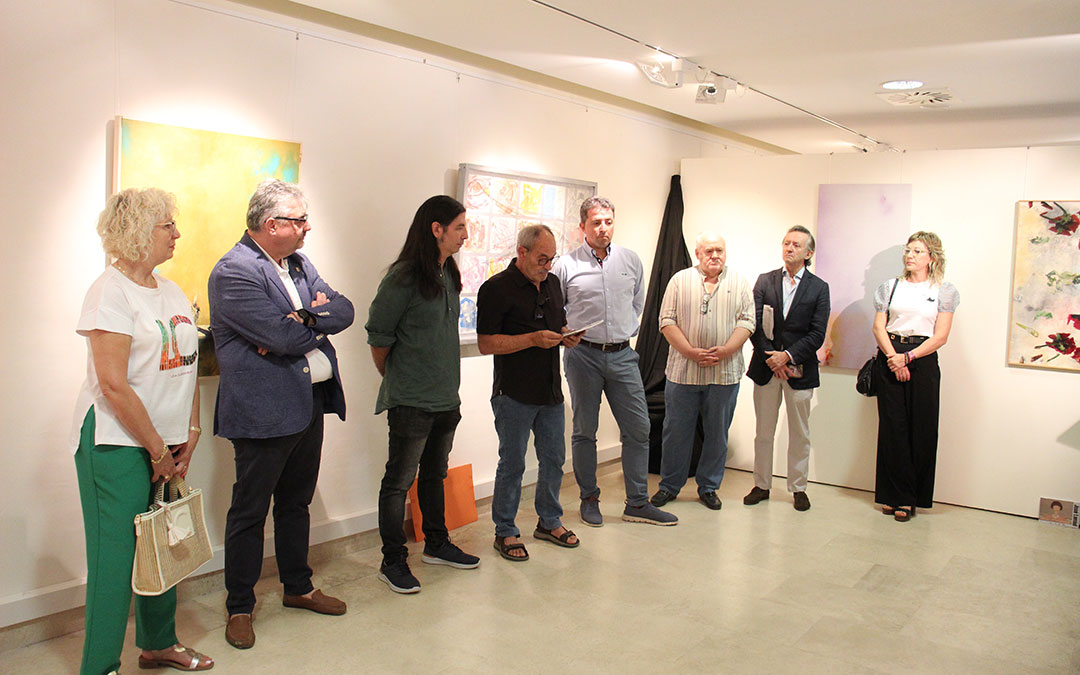Inauguración de la muestra del I Certamen de Arte Contemporáneo José Lamiel en Calanda. / B. Severino