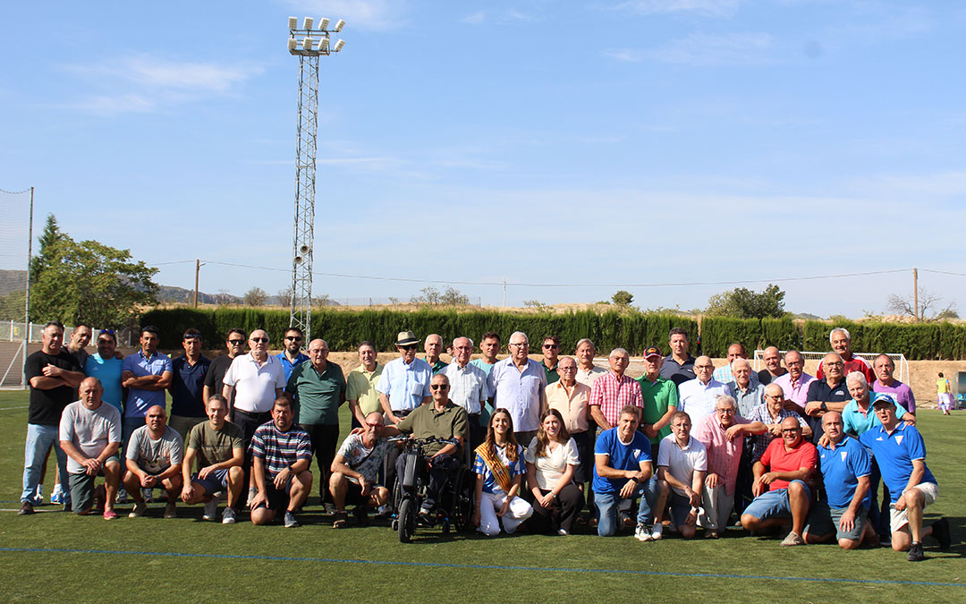 Acto de homenaje del C.D. Calanda a sus exjugadores hace unas semanas / B. Severino