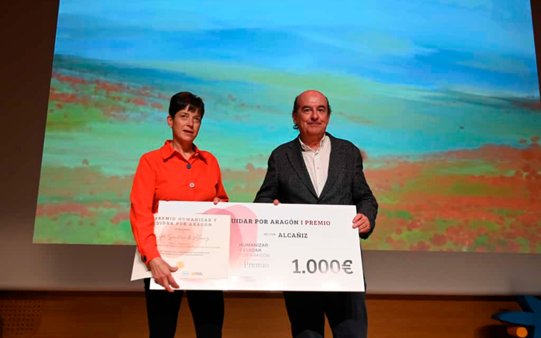 Entrega del reconocimiento al Hospital de Alcañiz por el proyecto del 'Cribado de colon'. / DGA