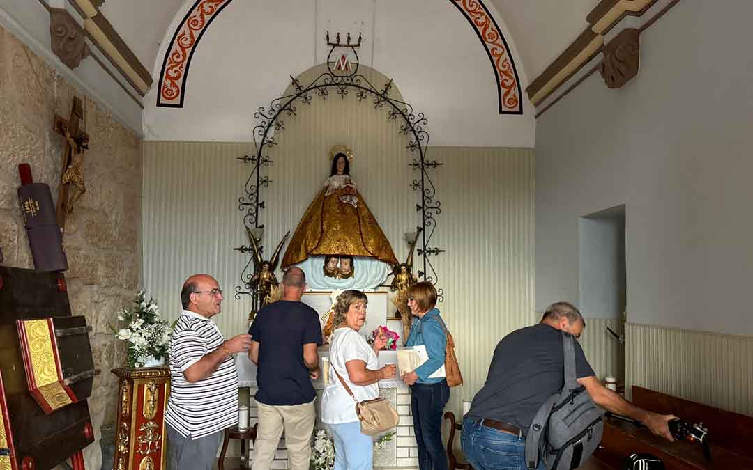 Equinoccio en la ermita vieja de Pueyos en Alcañiz./ A.D.