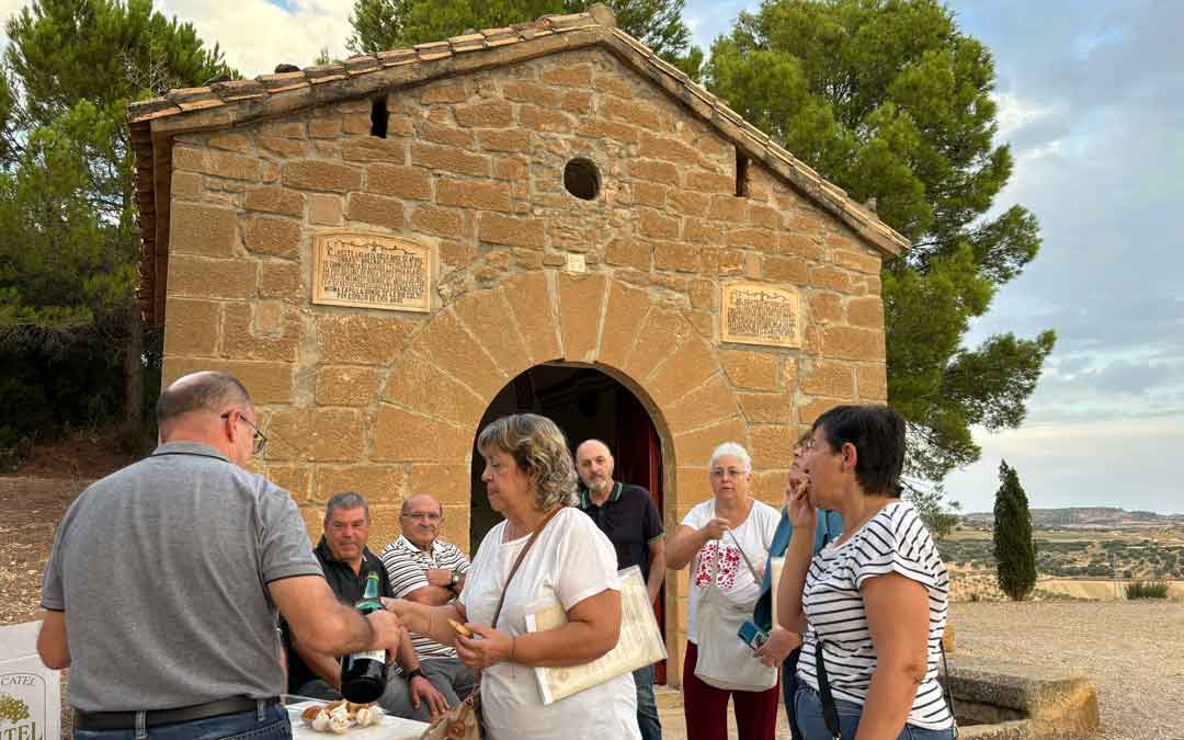 Equinoccio en la ermita vieja de Pueyos en Alcañiz./ A.D.