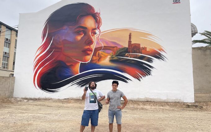 4 nuevos murales llegan a Caspe con el concurso Galería Cincuenta700