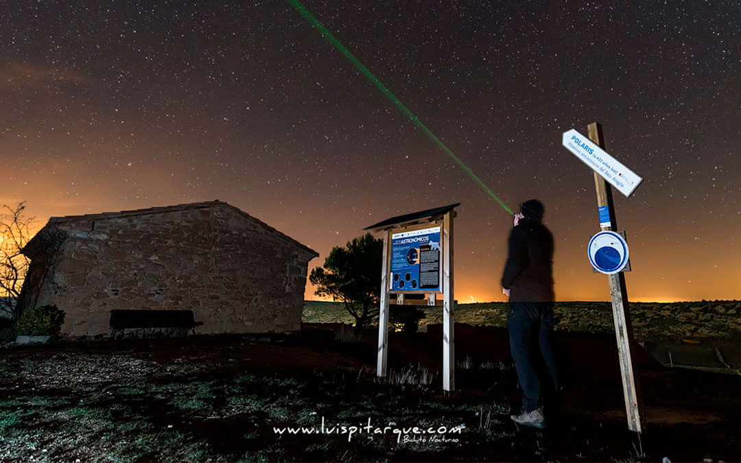 Mirador astronómico ya existente en Los Olmos./ Luis Pitarque.