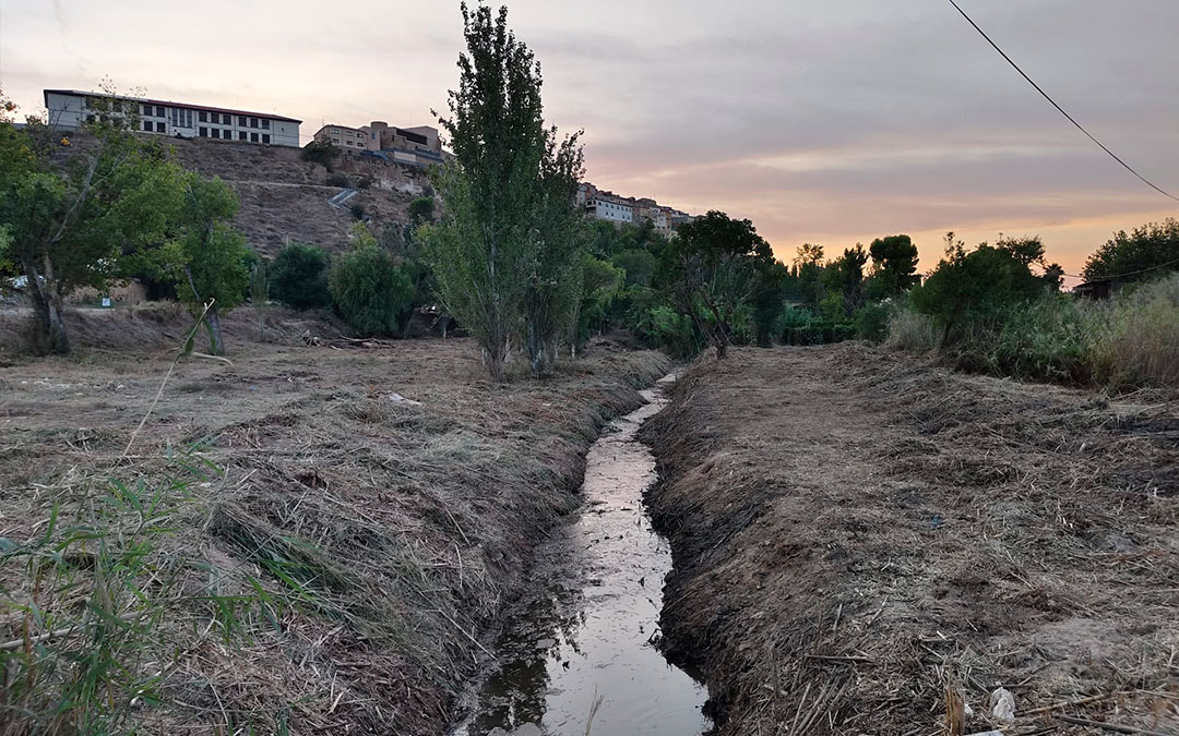 Durante los primeros días se han llevado a cabo labores de limpieza en el cauce./ Antonio Espinosa