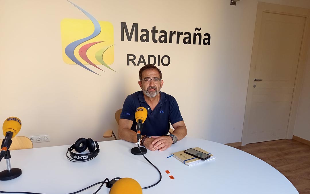 Carlos Boné, alcalde de Valderrobres en nuestros estudios./La COMARCA