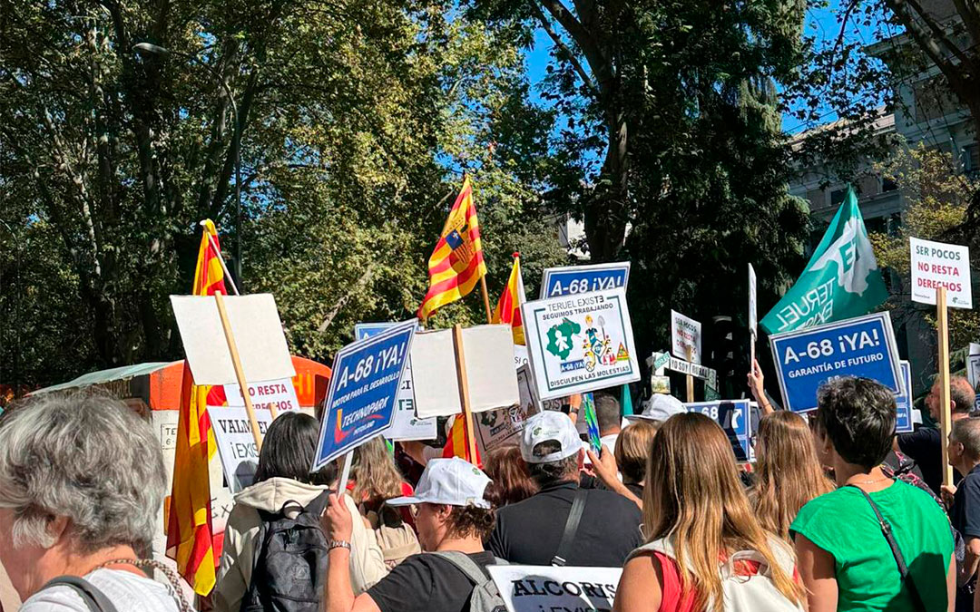Manifestación por el mundo rural en Madrid./ L.A.