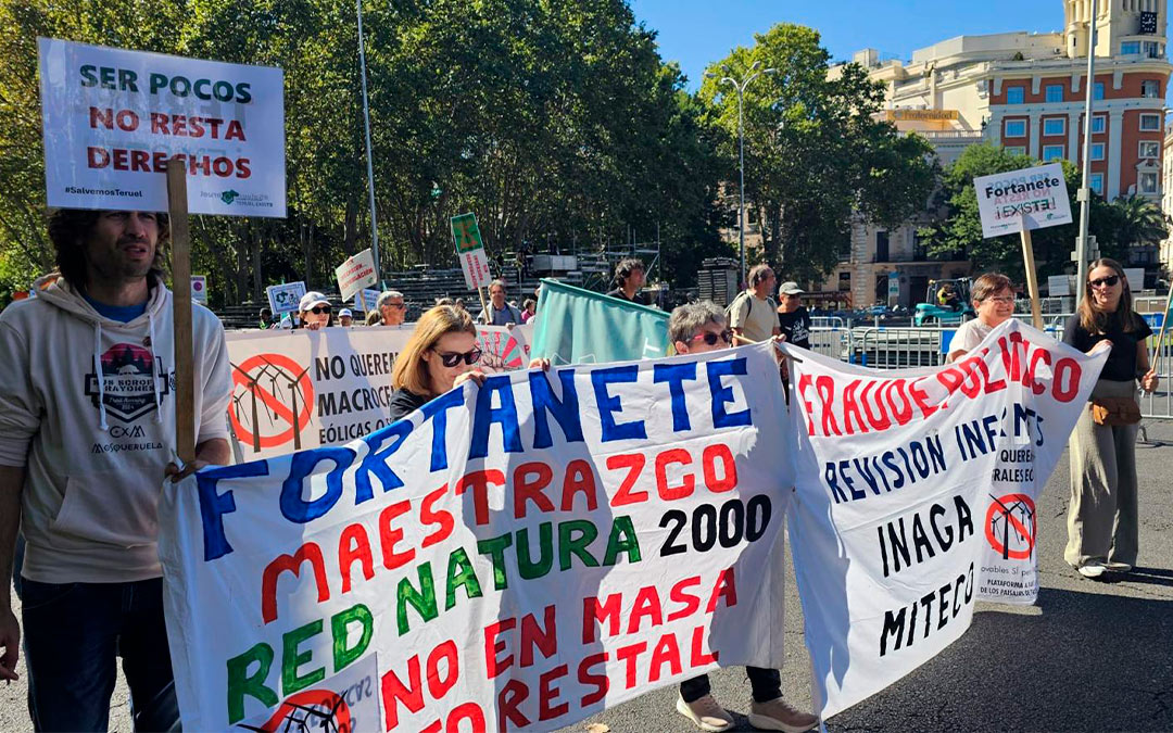 Manifestación por el mundo rural en Madrid./ L.A.