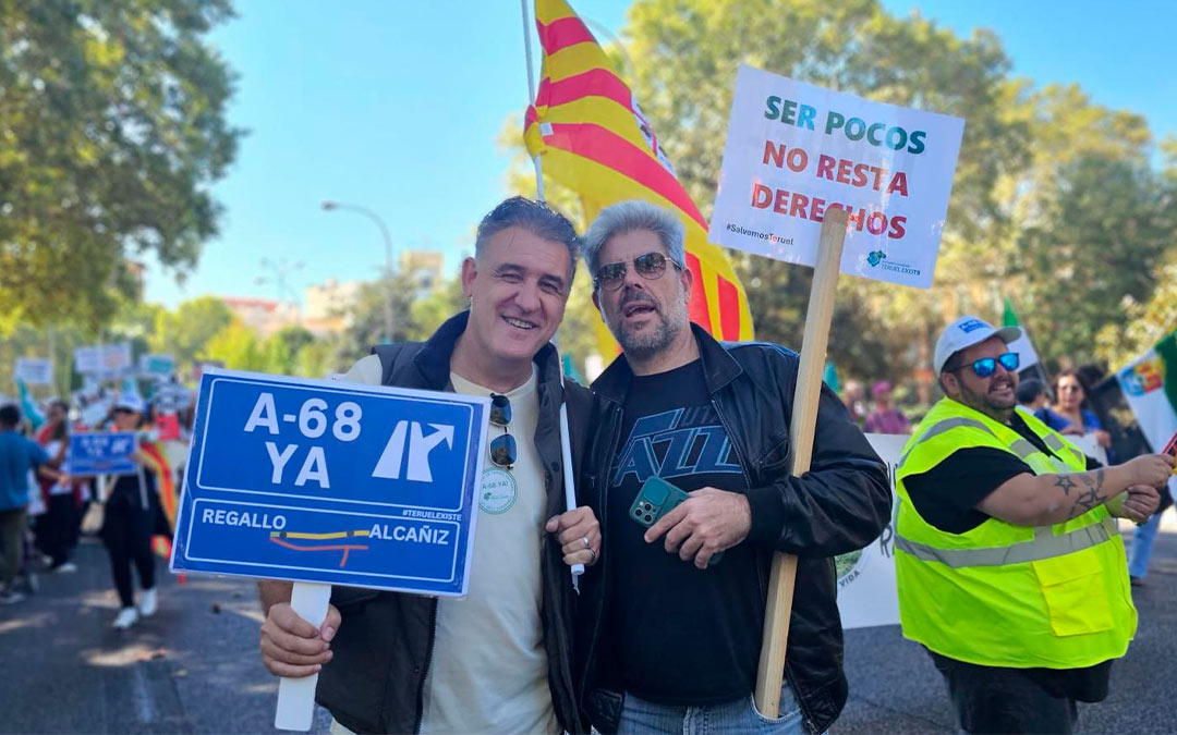 Manifestación por el mundo rural en Madrid./ L.A.