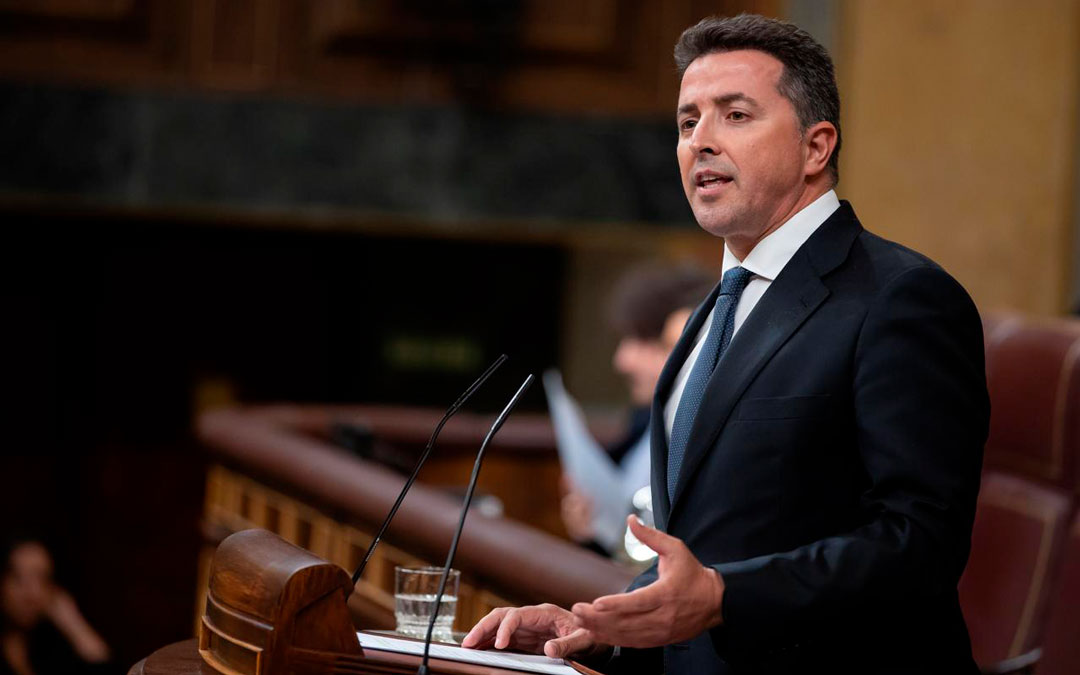 El diputado nacional Alberto Herrero durante la sesión./ Congreso.
