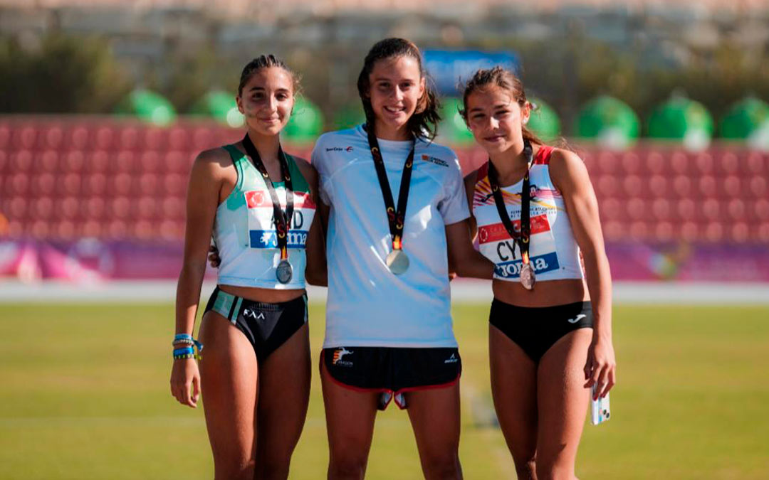 Carlota Gasión, campeona de España sub 16./ L.C.