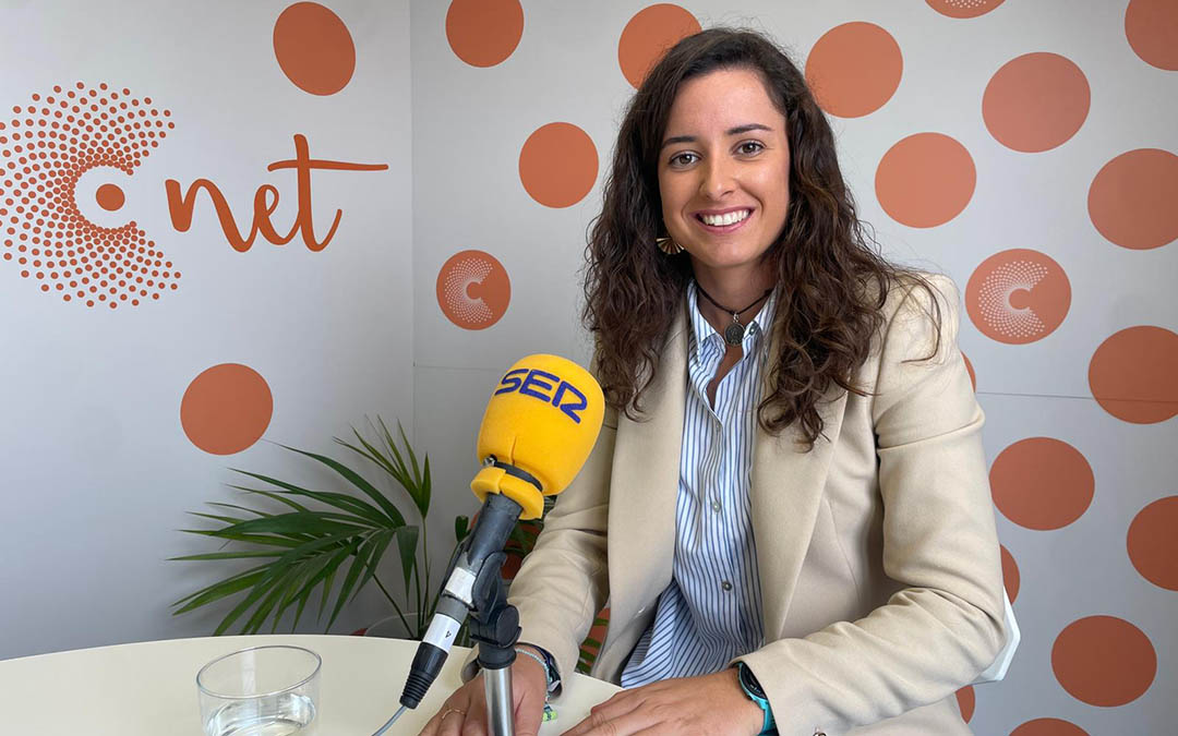 Laura Aparicio visita nuestros estudios./Sofía Fondevilla