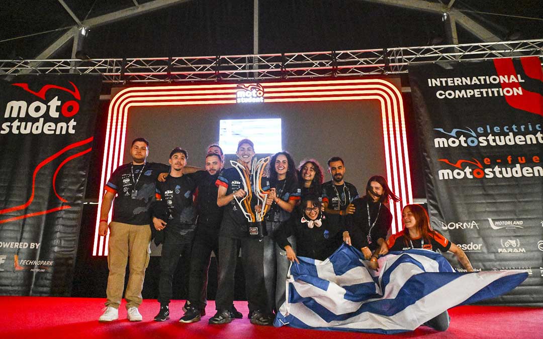 Panther Racing AUTh (Grecia), premio Best MotoStudent VIII Edition en categoría E-Fuel. / Motorland Aragón