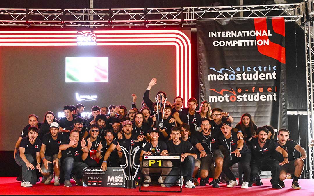 UniBo Motorsport (Italia), premio Best MotoStudent VIII Edition en categoría Eléctrica. / Motorland Aragón