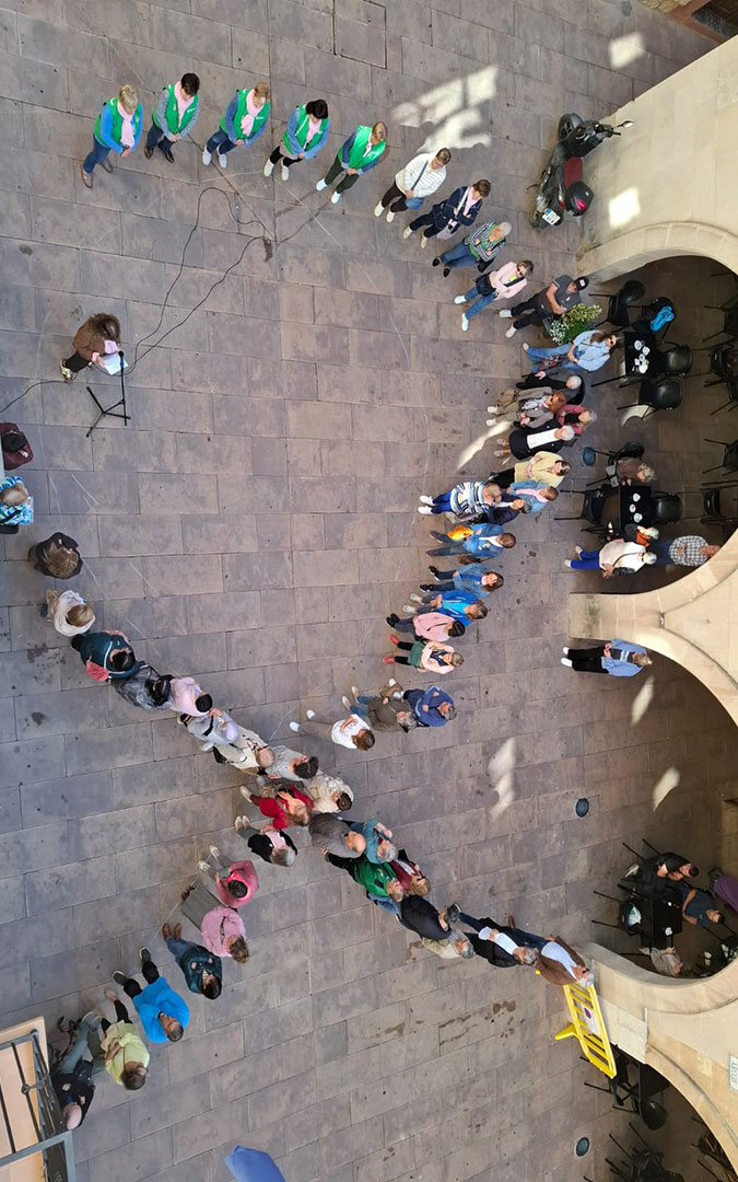 Conmemoración del Día Mundial del Cáncer de Mama en Alcorisa. / Ayto.