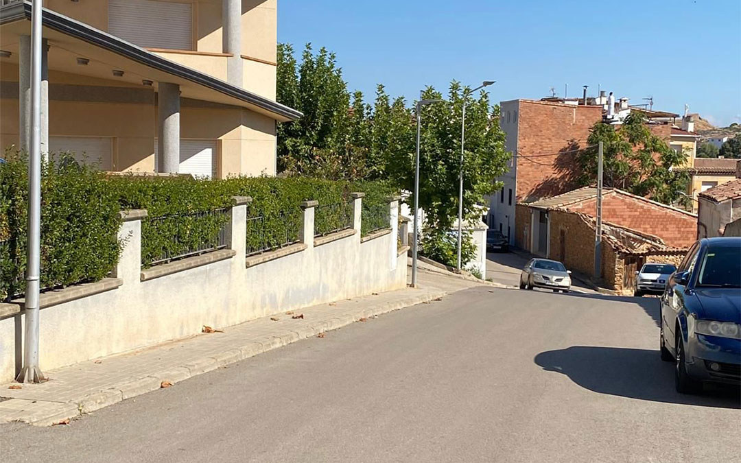 Lugar donde ocurrieron los hechos en la calle de La Mena de Alcorisa. / A.A