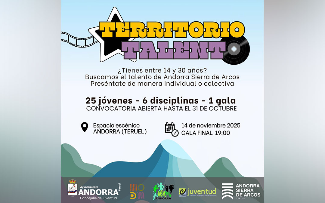 El certamen juvenil de Andorra busca visibilizar el talento rural de la comarca. / Ayto Andorra