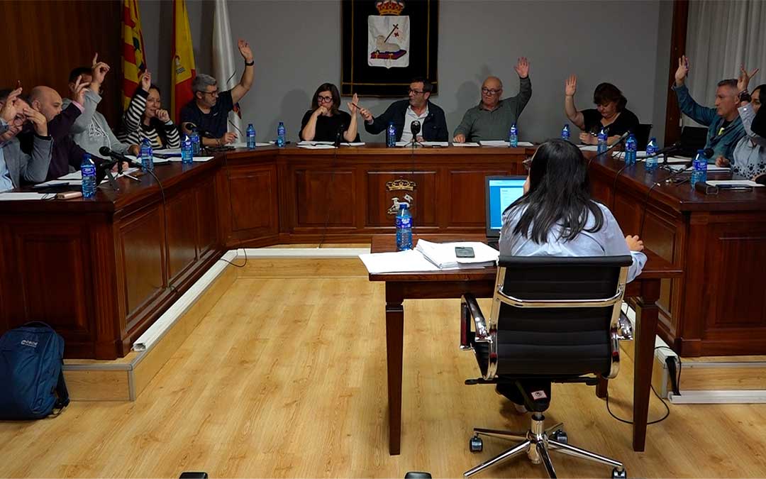 Instante del último pleno de Andorra./ Ayuntamiento.