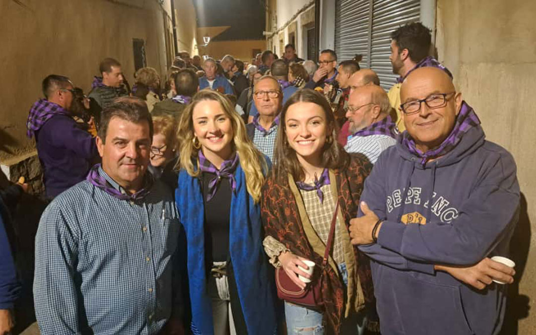 Ronda jotera en Castelnou con Isidro Claver, Cristina Vidal, Lucía Claver y José Luis Urbén. / Antonio Moragriega