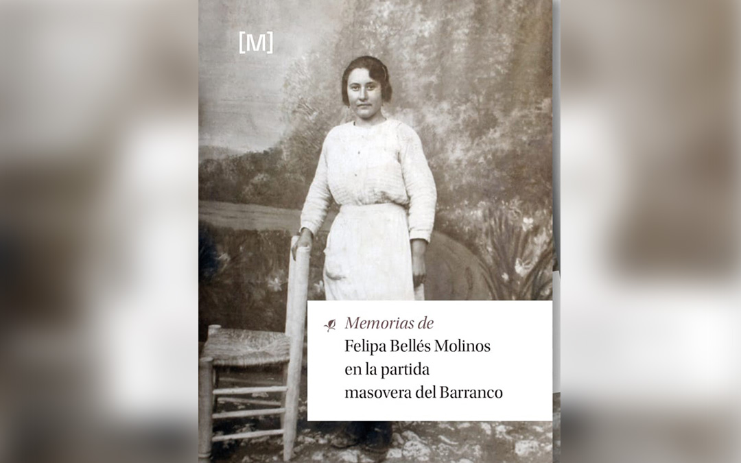 Portada del libro de memorias con la protagonista Felipa Bellés. / Comarca Maestrazgo