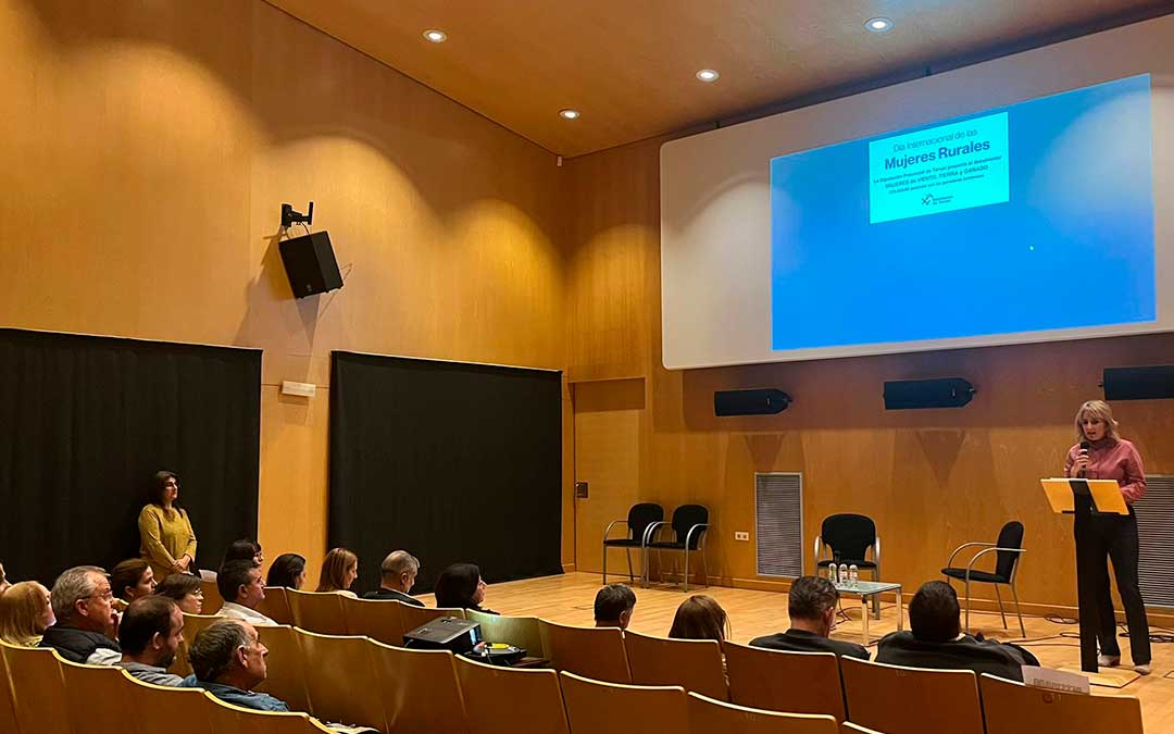Acto de la DPT en Alcañiz con motivo del Día Internacional de las Mujeres Rurales./ DPT.