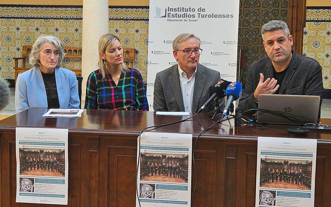 Presentación del proyecto de recuperación del patrimonio musical turolense./ DPT.