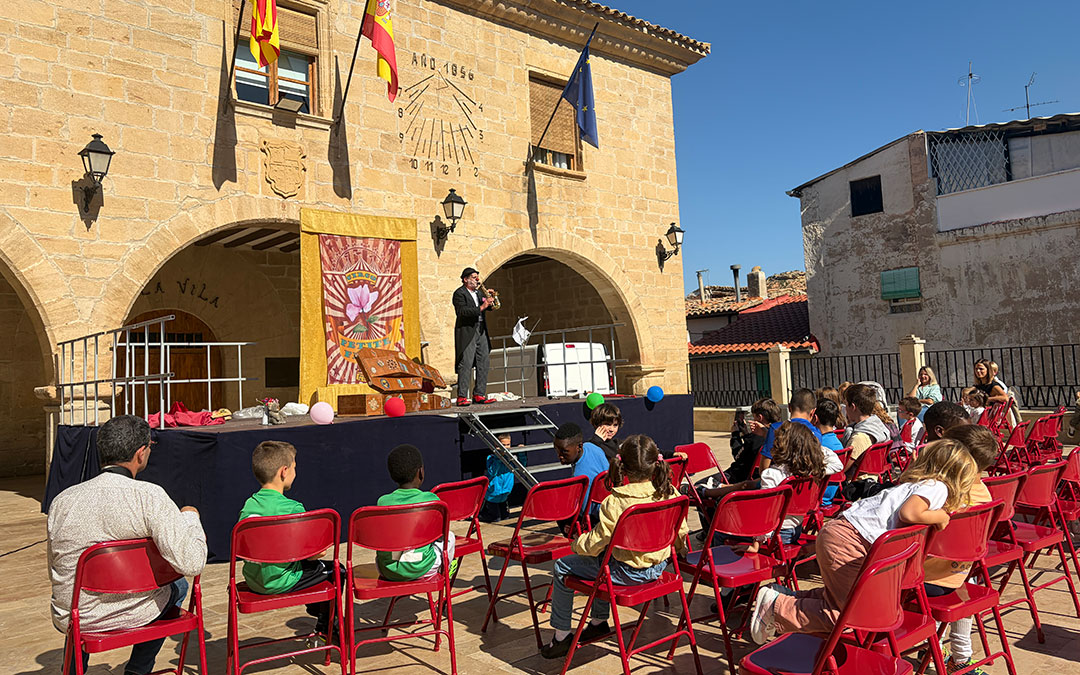 La segunda actuación de la jornada fue de la mano de Alauda Teatro con 'Le petit Fleur'. / A.Z