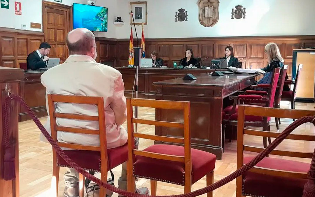 Imagen del juicio que se celebró este martes en Teruel./ H.A.