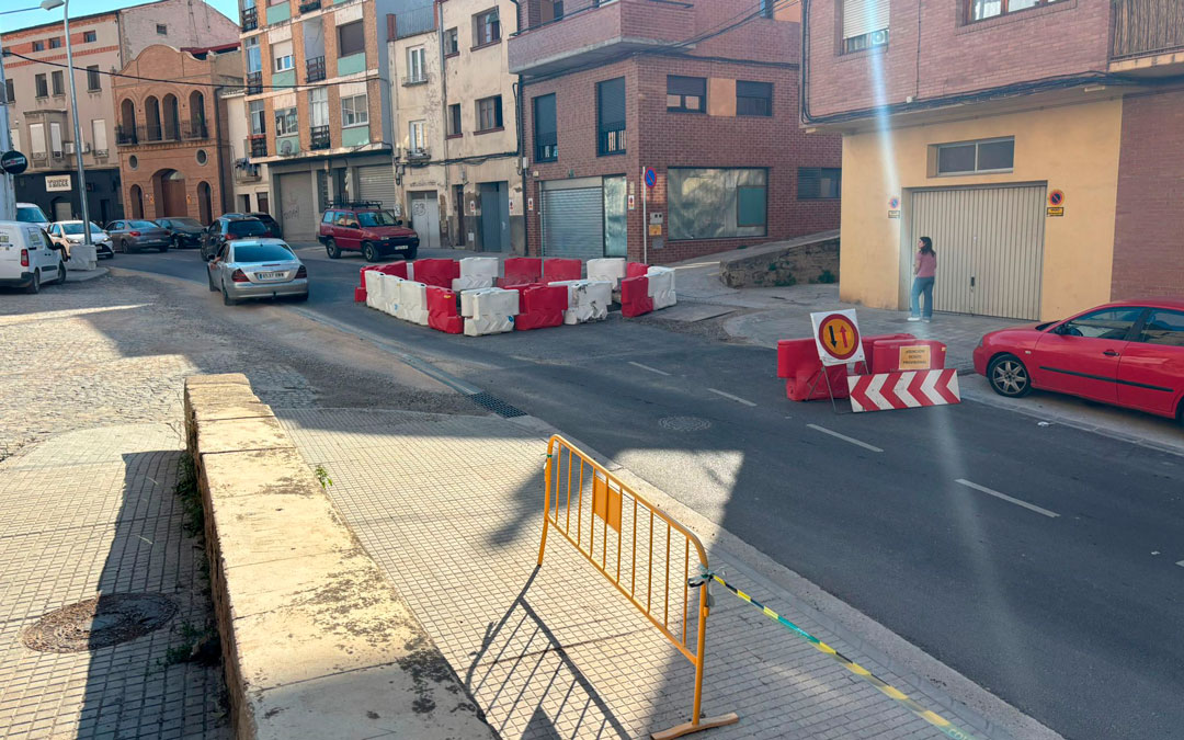 Estado en el que se encuentran las obras de humanización de las travesías./ M.M.R.
