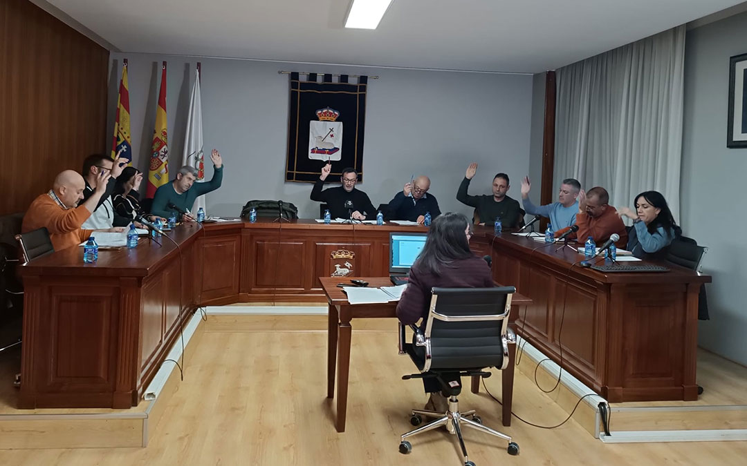 Instantes del pleno de noviembre. / Ayto Andorra