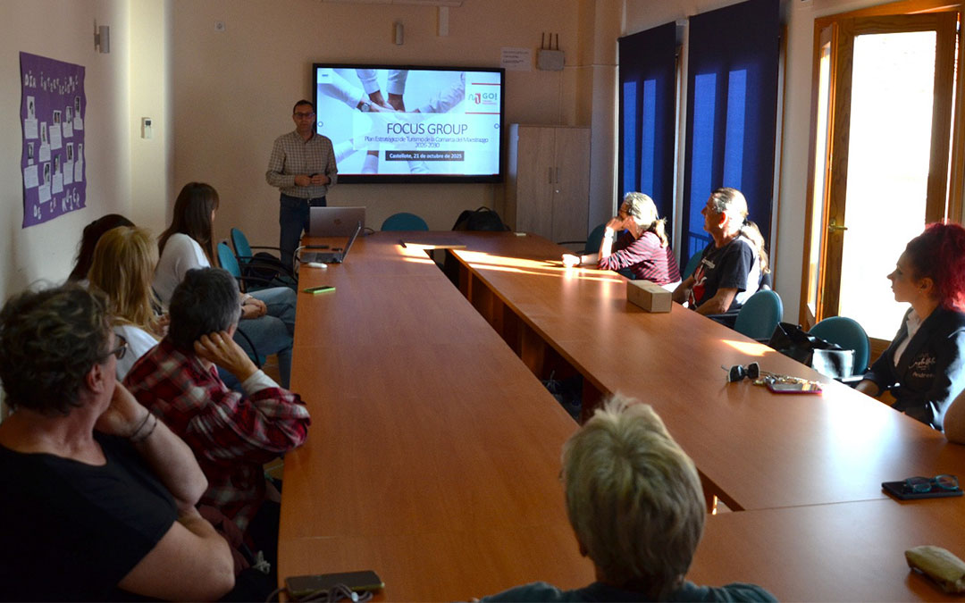 Focus group en Castellote. / Comarca Maestrazgo
