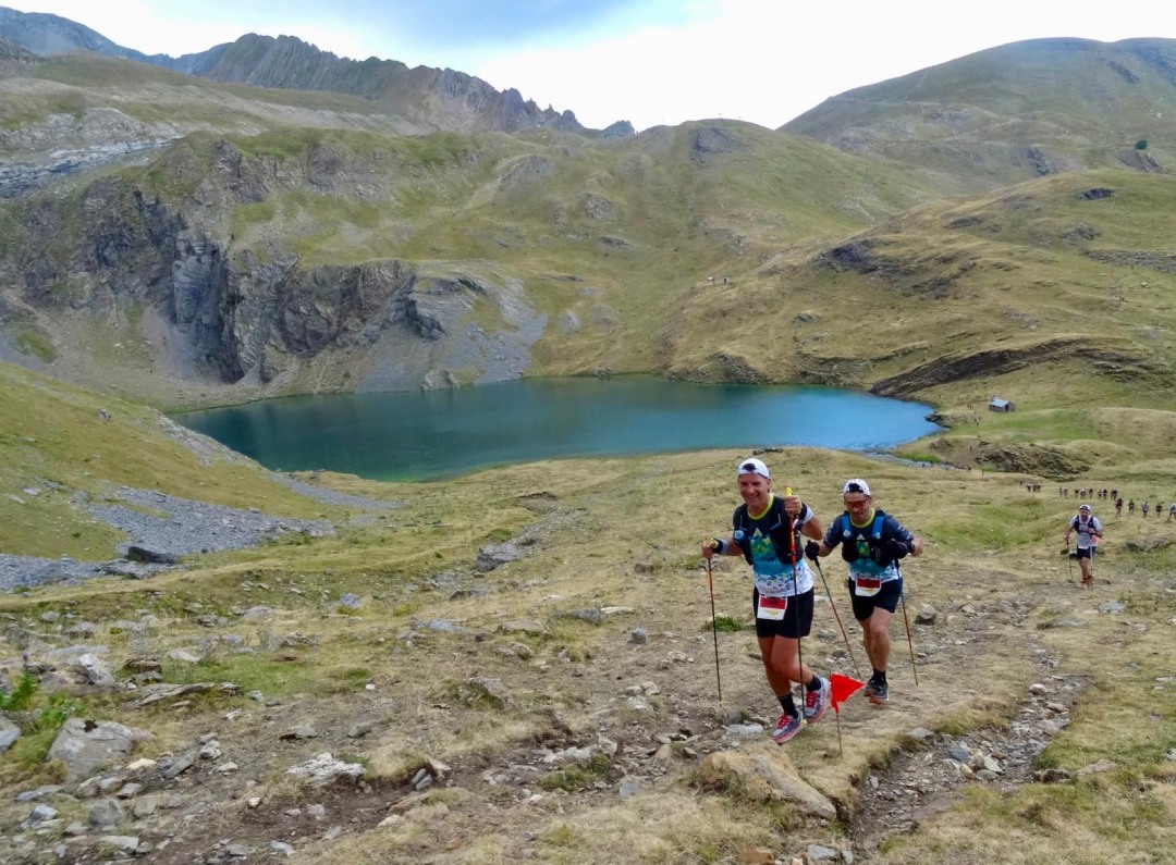 Un grupo de corredores de La Cordada avanza en una salida trail de una edición anterior de la Semana de la Montaña /R.E.