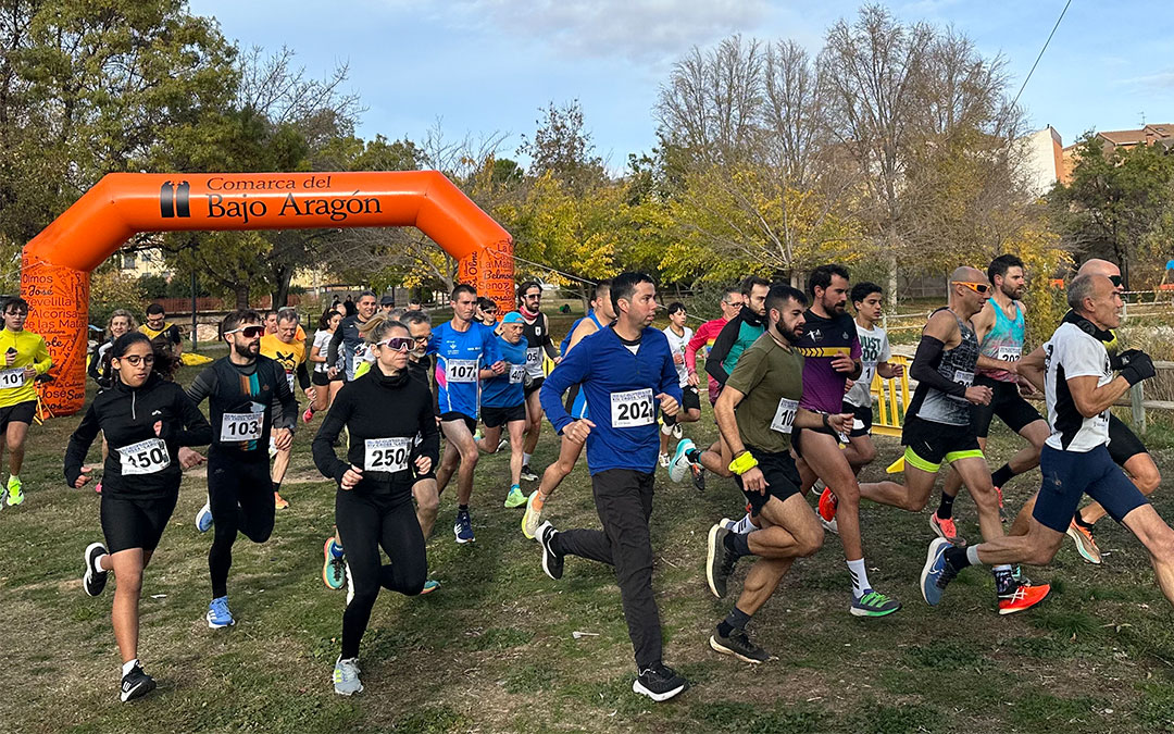 Instante del Cross Bajo Aragón celebrado este domingo./ Mario Jiménez
