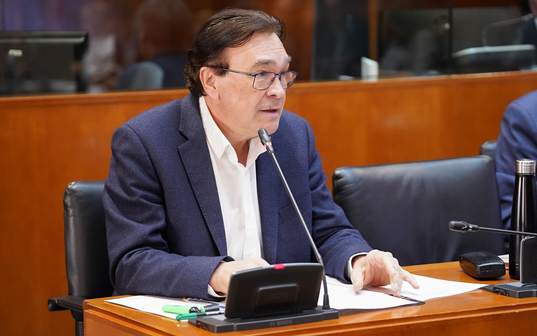Tomás Guitarte (TE) durante el debate de la PNL./ DGA