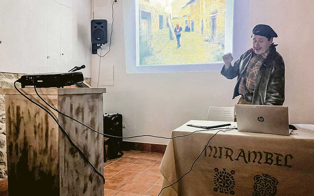 Charla de Julio Ferrer sobre recuerdos del rodaje / Ayto. Mirambel