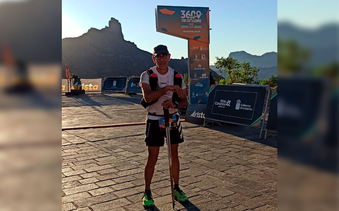 Nacho Zurita en la 360 The Challenge./ N.Z.