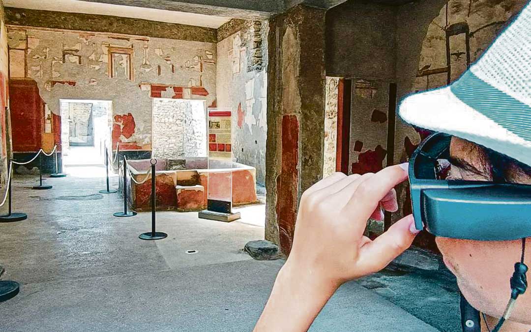 El proyecto nació imitando el que permite ver cómo era Pompeya antes de la irrupción del volcán en el 79 d.C. / La COMARCA