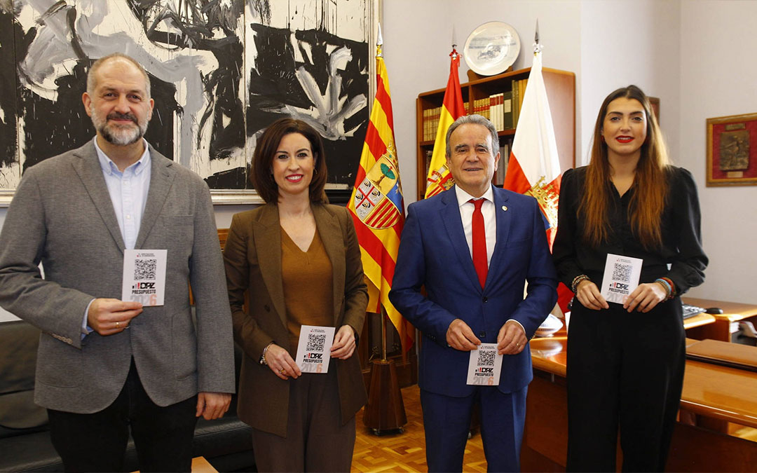 Equipo de gobierno de la DPZ en la aprobación de los presupuestos./ DPZ
